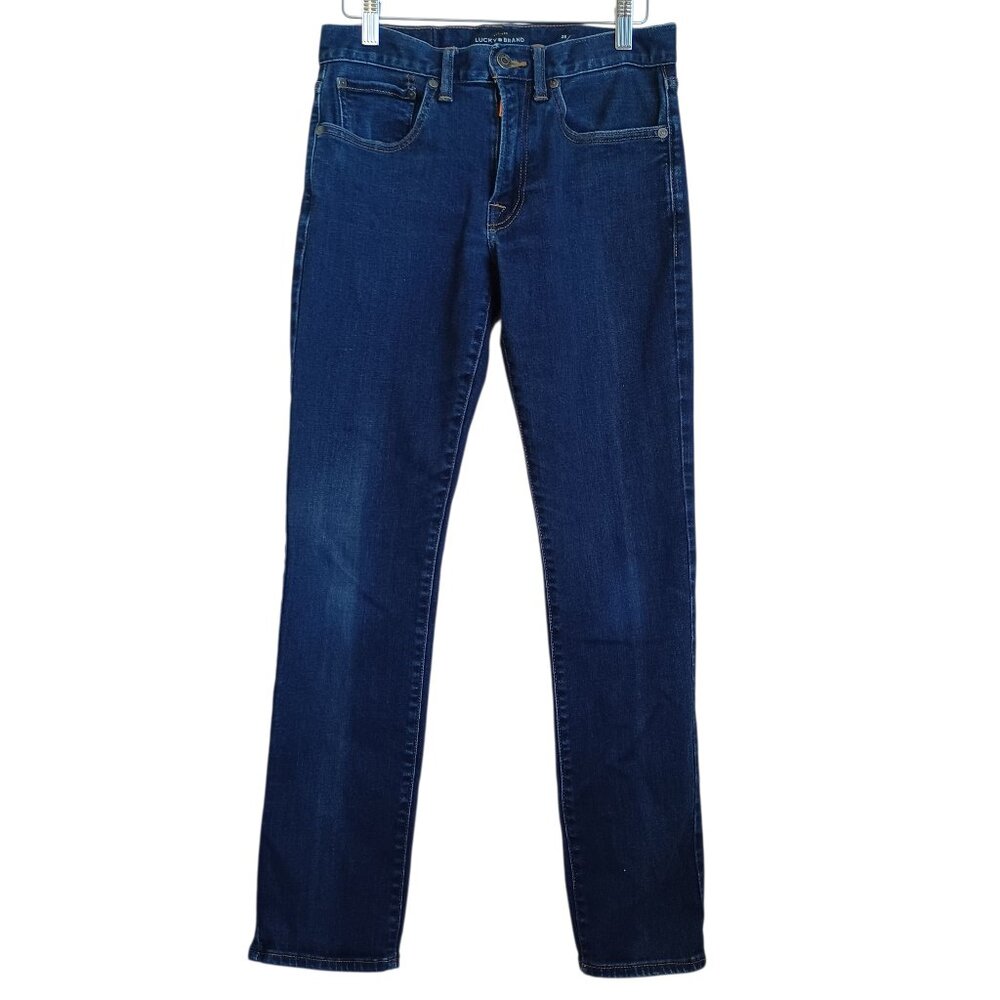Lucky Brand Jeans 121 Slim Straight Dark Wash Denim Size 28/30